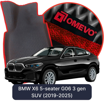 EVA autokoberce OMEVO pro BMW X6 5-místný G06 3 gen SUV (2019-2025)