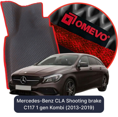 EVA autokoberce OMEVO pro Mercedes-Benz CLA Shooting Brake C117 1. gen Kombi (2013-2019)