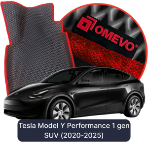 OMEVO 5D Pro Koberečky do Tesla Model Y Performance 1 gen SUV (2020-2025)