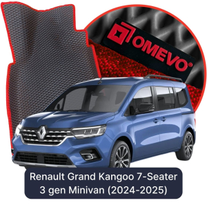 OMEVO 5D Pro Koberečky do Renault Grand Kangoo 7-místný 3 gen Minivan (2024-2025)
