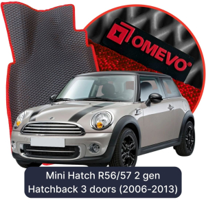OMEVO 5D Pro Koberečky do Mini Hatch R56/57 2. generace Hatchback 3 dveře (2006-2013)