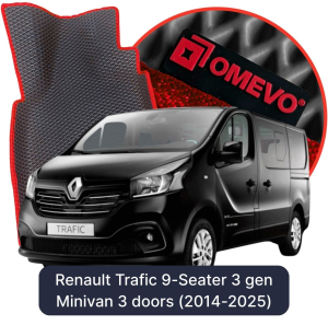 OMEVO 5D Pro Koberečky do Renault Trafic 8-místný 3 gen Van 4 dveře (2014-2025)