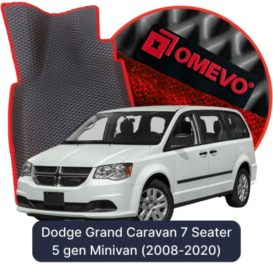 EVA autokoberce OMEVO pro Dodge Grand Caravan 7 místný 5 gen Minivan (2008-2020)
