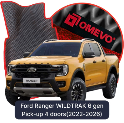 EVA autokoberce OMEVO pro Ford Ranger WILDTRAK 6 gen Pick-up 4 dveře (2022-2026)
