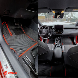 EVA autokoberce OMEVO pro Toyota Corolla GR Sport E210 12 gen Hatchback 5dveřový (2018-2025)