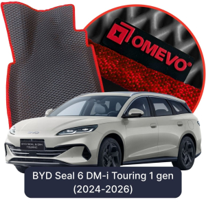 OMEVO 5D Pro Koberečky do BYD Seal 6 DM-i Touring 1 gen Kombi (2024-2026)