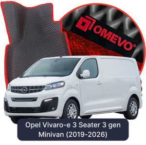 OMEVO 5D Pro Koberečky do Opel Vivaro-e 3 místa 3 gen Minivan (2019-2026)