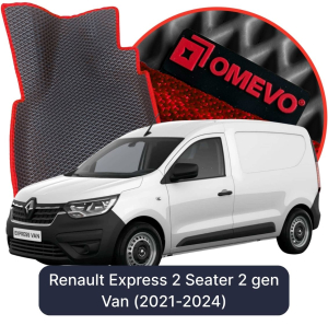 OMEVO 5D Pro Koberečky do Renault Express 2 místa 2 gen Van (2021-2024)