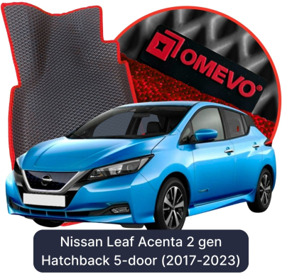EVA autokoberce OMEVO pro Nissan Leaf Acenta 2 gen Hatchback 5 dveří (2017-2023)