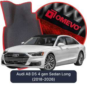 OMEVO 5D Pro Koberečky do Audi A8 D5 4 gen Sedan Dlouhý (2018-2025)