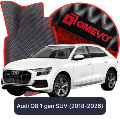 EVA autokoberce OMEVO pro Audi Q8 Benzín / Diesel 1 gen SUV (2018-2025)