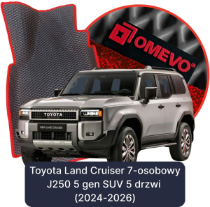 OMEVO 5D Pro Koberečky do Toyota Land Cruiser 7-místný J250 5 gen SUV (2024-2026)