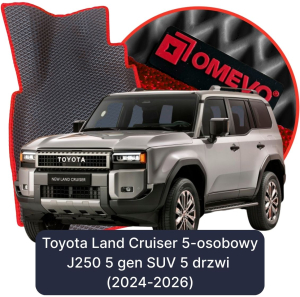 OMEVO 5D Pro Koberečky do Toyota Land Cruiser 5-místný J250 5 gen SUV (2024-2026)