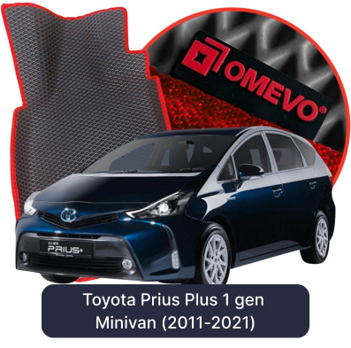 EVA autokoberce OMEVO pro Toyota Prius Plus 1. gen Minivan (2011-2021)