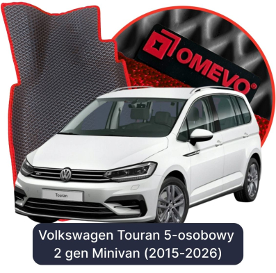 EVA autokoberce OMEVO pro Volkswagen Touran 5-místný 2. gen Minivan (2015-2026)