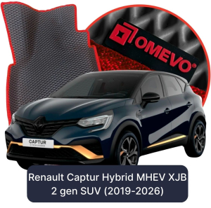 OMEVO 5D Pro Koberečky do Renault Captur Hybridní MHEV XJB 2 gen SUV (2019-2026)