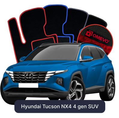 Velurové autokoberce OMEVO pro Hyundai Tucson NX4 4 gen SUV (2020-2025)