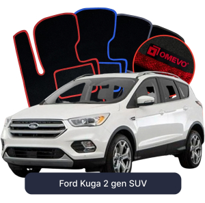 Velurové autokoberce OMEVO pro Ford Kuga 2 gen SUV (2012-2019)