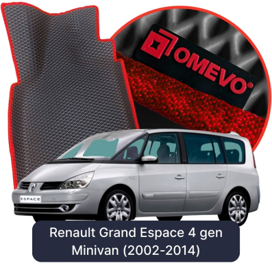 EVA autokoberce OMEVO pro Renault Grand Espace 4 gen Minivan (2002-2014)