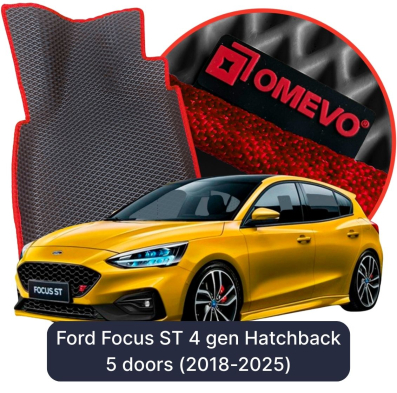 EVA autokoberce OMEVO pro Ford Focus ST 4. gen Hatchback 5 dveří (2018-2025)