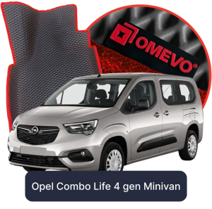 OMEVO 5D Pro Koberečky do Opel Combo Life 4. gen Minivan (2018-2025)