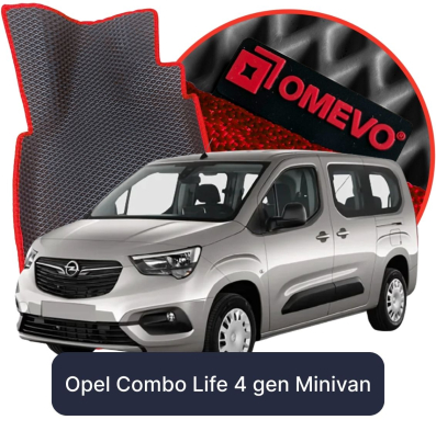 EVA autokoberce OMEVO pro Opel Combo Life 4. gen Minivan (2018-2025)