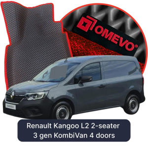 OMEVO 5D Pro Koberečky do Renault Kangoo L2 2-místný 3 gen KombiVan 4 dveře (2021-2025)