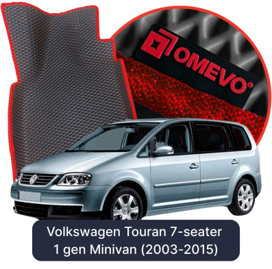 EVA autokoberce OMEVO pro Volkswagen Touran 7-místný 1. gen Minivan (2003-2015)