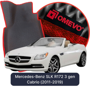 OMEVO 5D Pro Koberečky do Mercedes-Benz SLK R172 3. generace Cabrio (2011-2019)