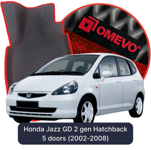 OMEVO 5D Pro Koberečky do Honda Jazz GD 2. generace Hatchback 5 dveří (2002-2008)