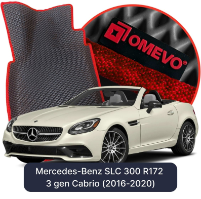 EVA autokoberce OMEVO pro Mercedes-Benz SLC 300 R172 3 gen Cabrio (2016-2020)