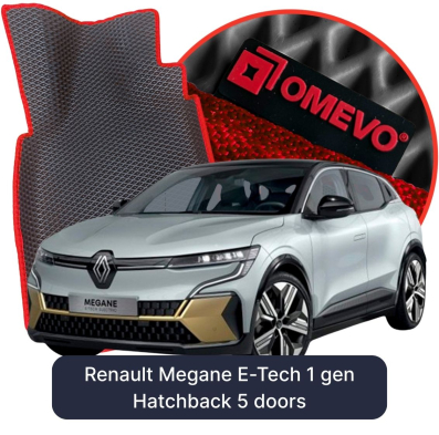EVA autokoberce OMEVO pro Renault Megane E-Tech 1 gen Hatchback 5 dveří (2021-2025)