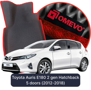 OMEVO 5D Pro Koberečky do Toyota Auris E180 2 gen Hatchback 5 dveří (2012-2018)