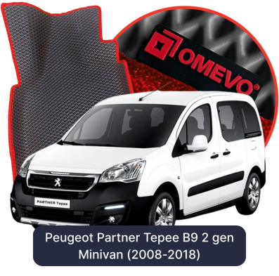 EVA autokoberce OMEVO pro Peugeot Partner Tepee B9 2 gen Minivan (2008-2018)