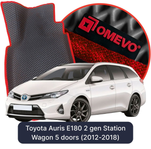 OMEVO 5D Pro Koberečky do Toyota Auris Hybridní E180 2 gen Kombi (2012-2018)