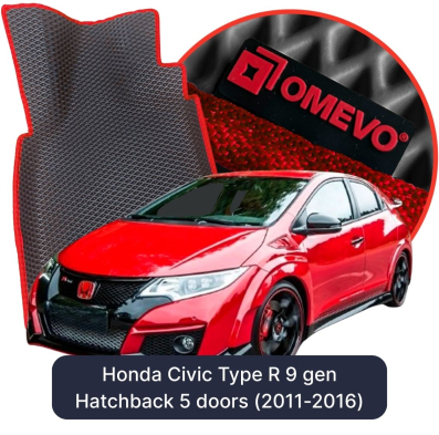 EVA autokoberce OMEVO pro Honda Civic Type R 9. generace Hatchback 5 dveří (2011-2016)