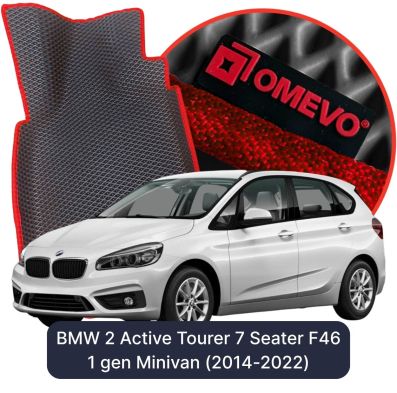 EVA autokoberce OMEVO pro BMW 2 Active Tourer 7-místný F45 1 gen Minivan (2014-2022)