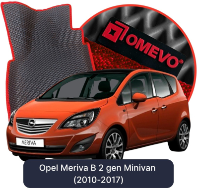 EVA autokoberce OMEVO pro Opel Meriva B 2. gen Minivan (2010-2017)