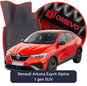 OMEVO 5D Pro Koberečky do Renault Arkana Esprit Alpine 1 gen SUV (2023-2025)