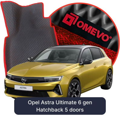 EVA autokoberce OMEVO pro Opel Astra Ultimate 6 gen Hatchback 5 dveří (2022-2026)