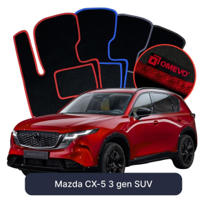 Velurové autokoberce OMEVO pro Mazda CX-5 3 gen SUV (2025-2026)