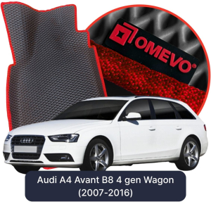 OMEVO 5D Pro Koberečky do Audi A4 Avant B8 4 gen Kombi (2007-2016)