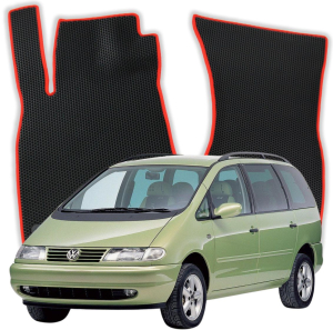 OMEVO EVA Koberečky® pro Volkswagen Sharan 7 místný 7M 1 gen Minivan (1995-2011) 