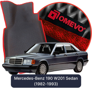OMEVO 5D Pro Koberečky do Mercedes-Benz 190 W201 Limousine (1982-1993)