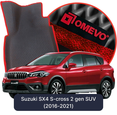 EVA autokoberce OMEVO pro Suzuki SX4 S-Cross 2 gen SUV (2016-2021)
