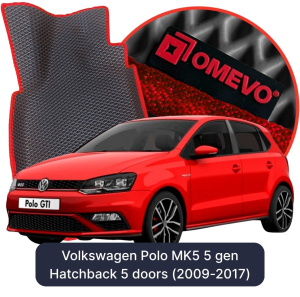OMEVO 5D Pro Koberečky do Volkswagen Polo MK5 5. gen Hatchback (2009-2017)