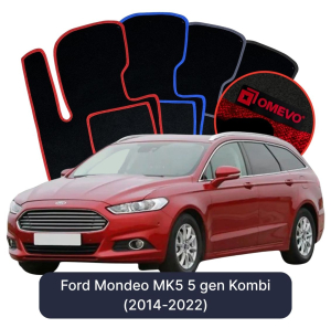 Velurové autokoberce OMEVO pro Ford Mondeo MK5 5 gen Kombi (2014-2022)