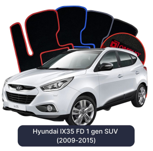 Velurové autokoberce OMEVO pro Hyundai IX35 FD 1 gen SUV (2009-2015)