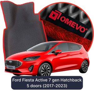 OMEVO 5D Pro Koberečky do Ford Fiesta Active 7. gen Hatchback (2017-2023)