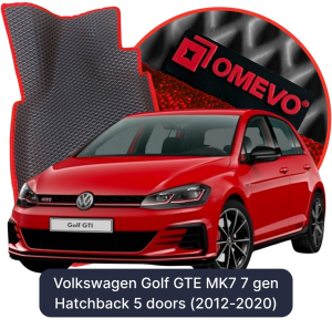 OMEVO 5D Pro Koberečky do Volkswagen Golf GTE MK7 7. gen Hatchback (2012-2020)
